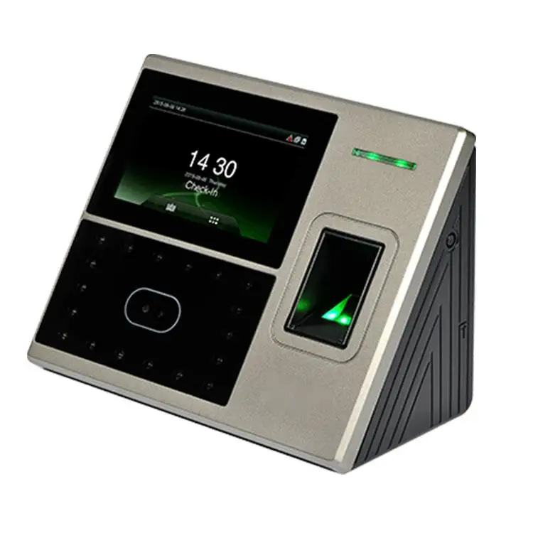 Staff Employee Face Fingerprint Access Control & Time Attendance Biometric Time Recorder Clock System Machine ZKT Uface800