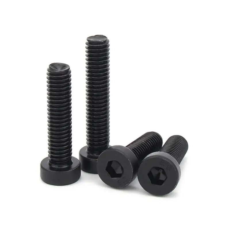Customized Alloy Steel Din7984 Grade12.9 Hex Socket Head Cap Screw Black Oxide Allen Screw
