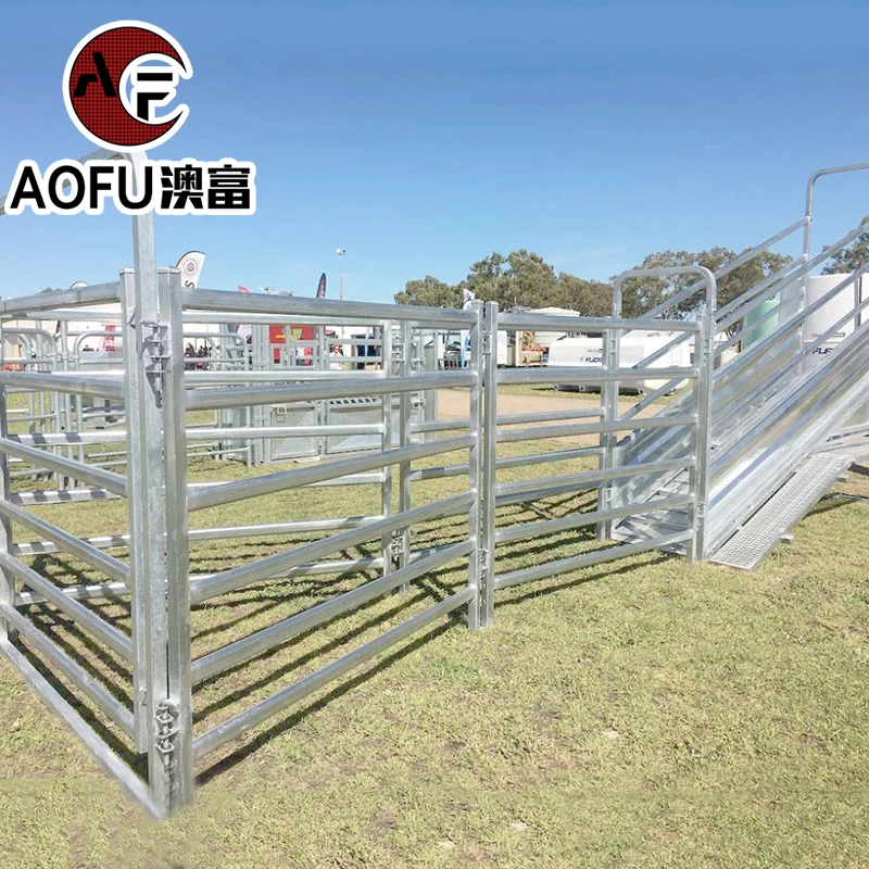 Welded Hot Dipped Galvanized Fence Cattle Panel livestock goat/cattle/horse corral fence panel for pasture farm
