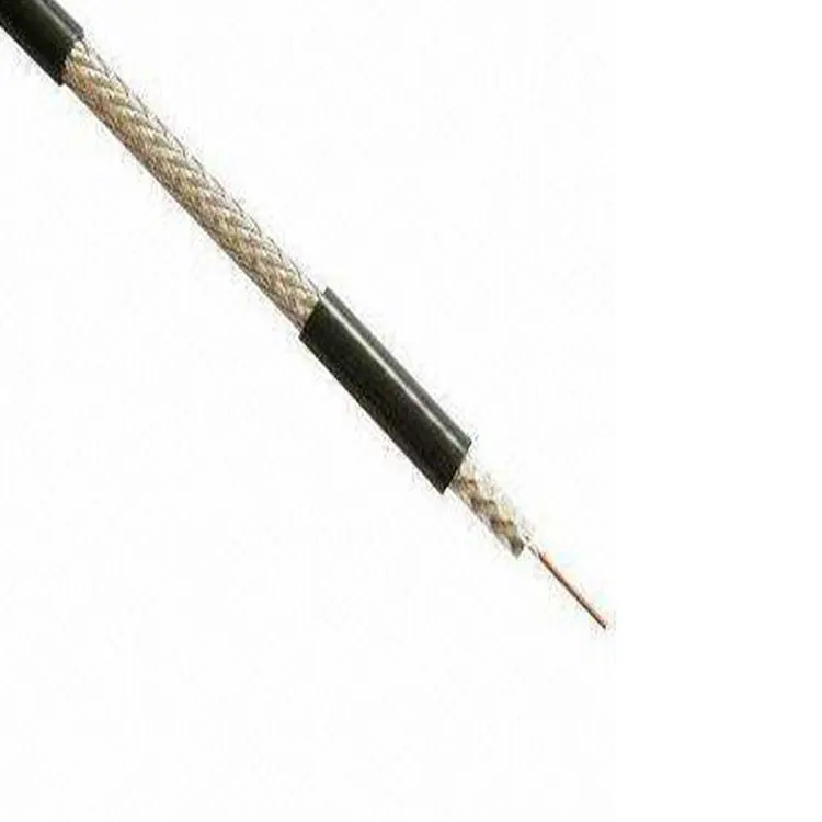 Сделано в Китае голые медь 75Ohm коаксиальный кабель Rg22 для ТВ кабельной