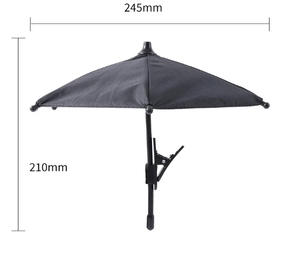 Mini Phone Umbrella rain Sun Shad Outdoor Anti-Glare motorcycle block Cute phone Sunshade Holder Umbrella