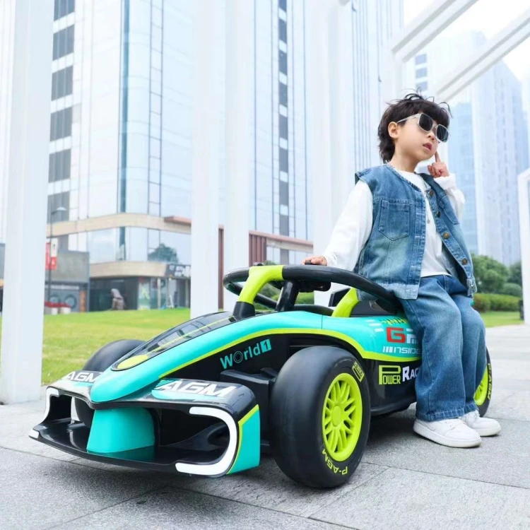 Высокоскоростной гоночный автомобиль F1 аккумулятор 12 В электрический картинг для детской езды на игрушке дрейфующий игрушечный Gokart