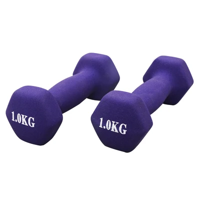 Mancuernas De Neopreno Professional Premium Small Dumbbell Set Poly Urethane 7.5 6 Kg Hand Weights Vinyl Coated Colored Dumbbell