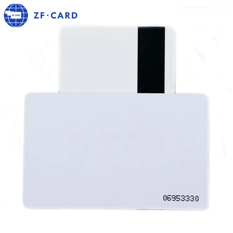 Mifare(R) DESFire(R) Ev1 4k Blank White Card  Printable White Cards with Hi-co magnetic stripe