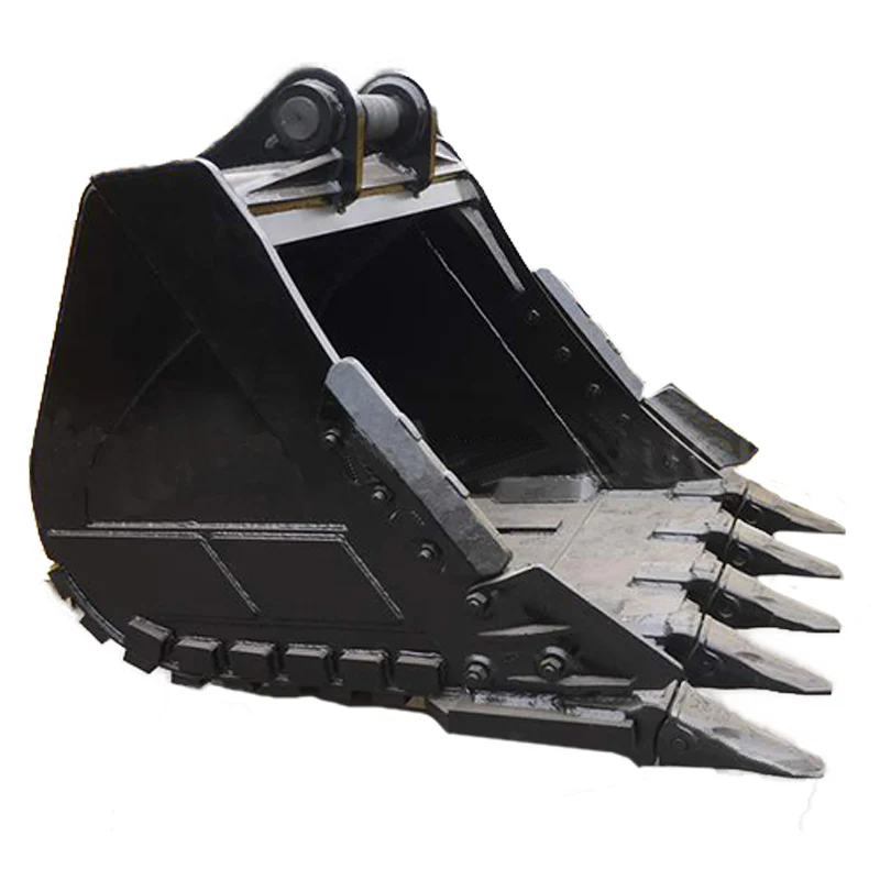 Excavator Attachments 1.8M3 Rock Bucket Pins and Bushings for DH340 Excavator Bucket  with teeth