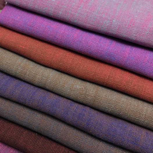 woven technics and 100% linen material high quality japanese yarn dyed linen fabric