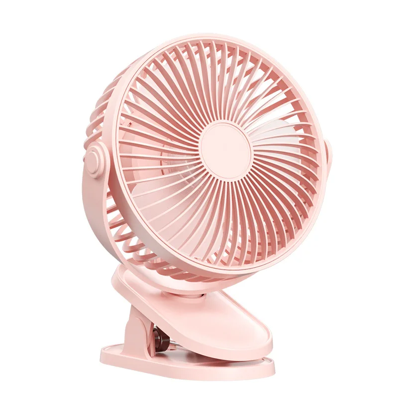 6 Inch Usb Rechargeable Battery Portable Fan Table Mini Clip On Fans With Night Light