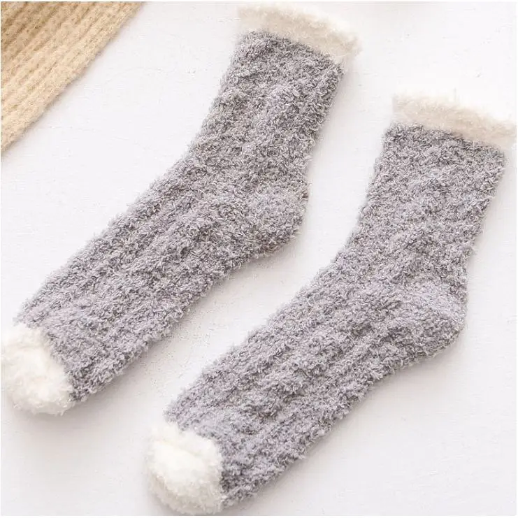 Sport Socks medias para mujer Low Price Thick Warm Winter Dress Unisex Wool Short Funny For Women Compression Socks Pairing Clip