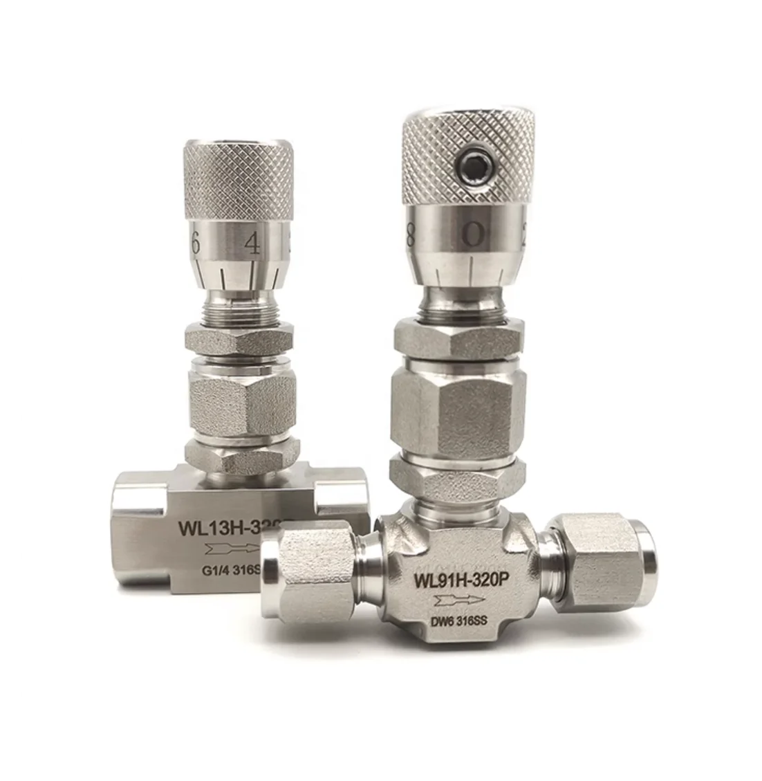 Metering valve water flow meter valve automatic control stainless steel needle valve flow control regulating