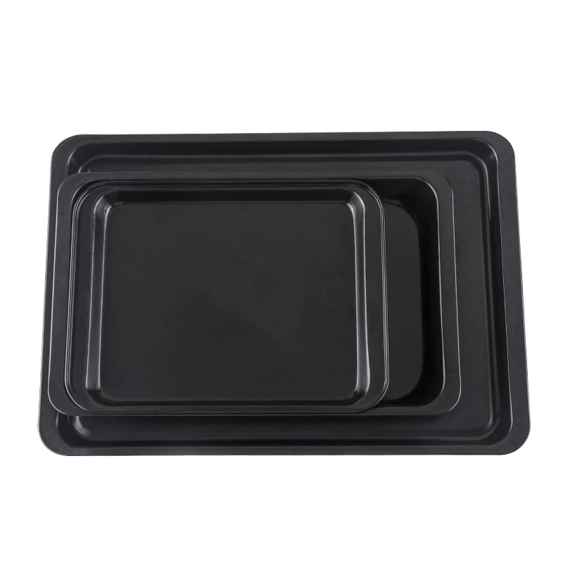 Carbon Steel Cookie Baking Sheet Kitchen Bakery Pans Oven Baking Tray For Food