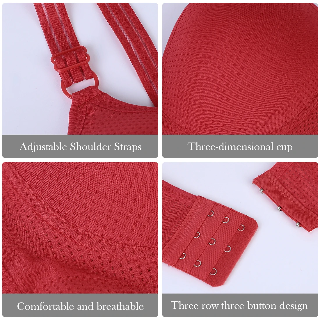 Women Underwear Simple Brassiere Lady Sexy Lingerie Underwear Wire Free Bralette Thin B C Cup Women Wireless Push Up Bra