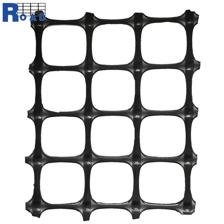 Chinese pp geogrid supplier best quality pp biaxial geogrid for road construction
