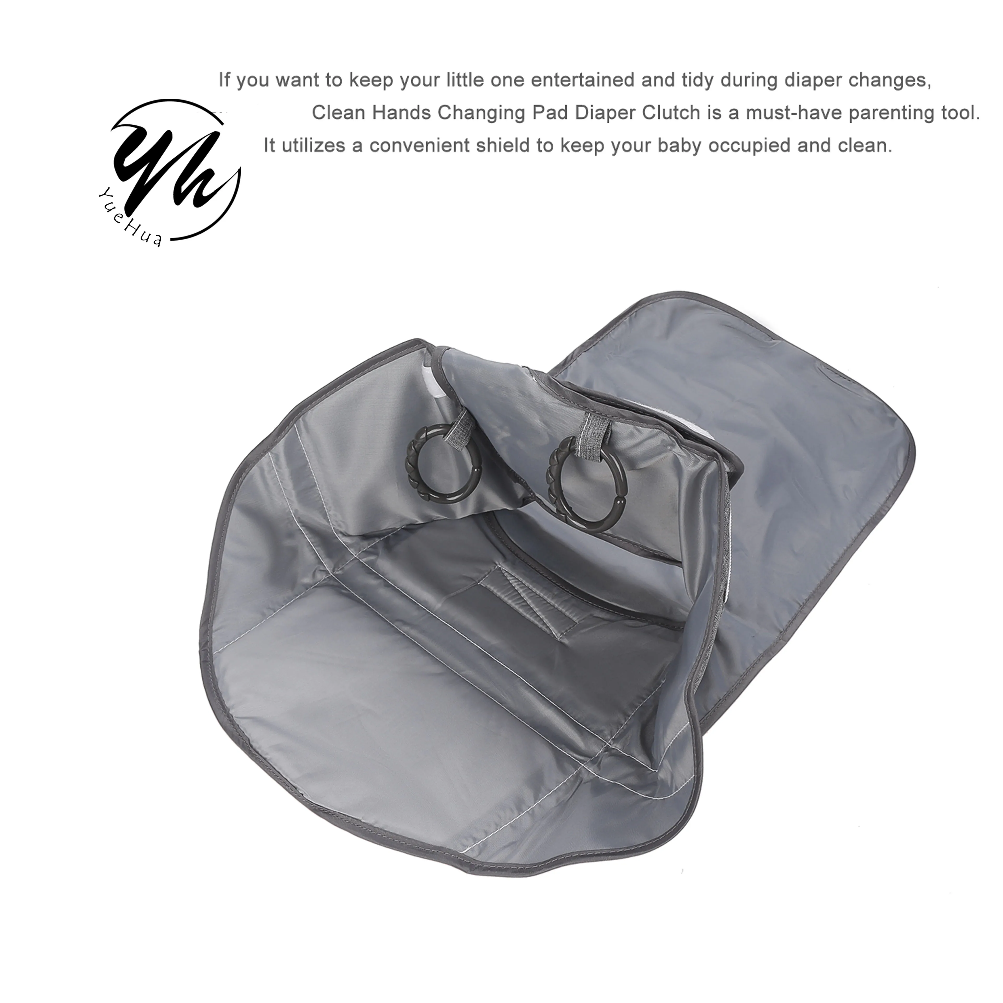 Infant Baby  Diaper Clutch Water-resistant Travel Diaper Changing Pad  For Baby Diaper