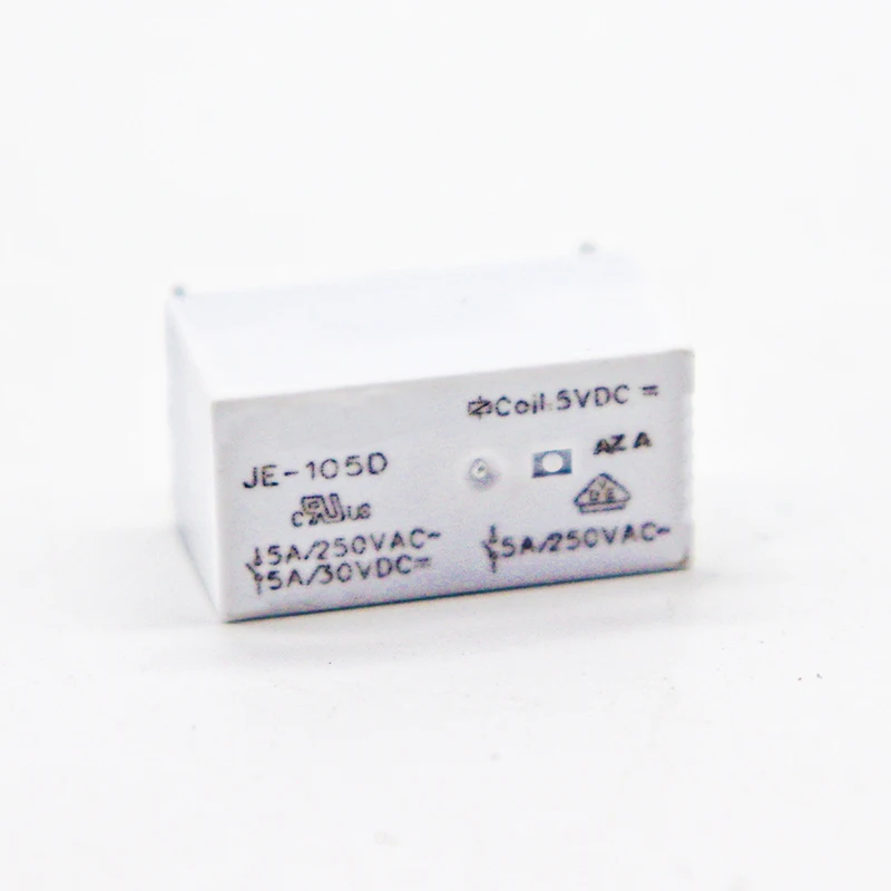 JE-105D 112D 124D DC электромагнитное реле оригинальный 5-контактный 5 В, 12 В, 24 В постоянного тока