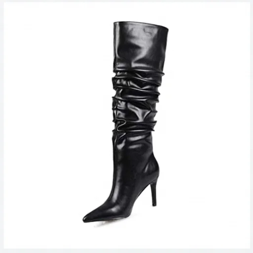 
Luxury high quality Italy latest design top sexy fashion trend wholesale pointed toe fashion women high boot 