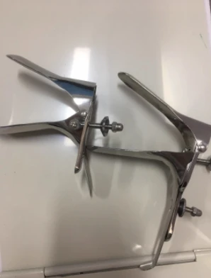Medical thickened 304 stainless steel examination type surgical vaginal dilator
