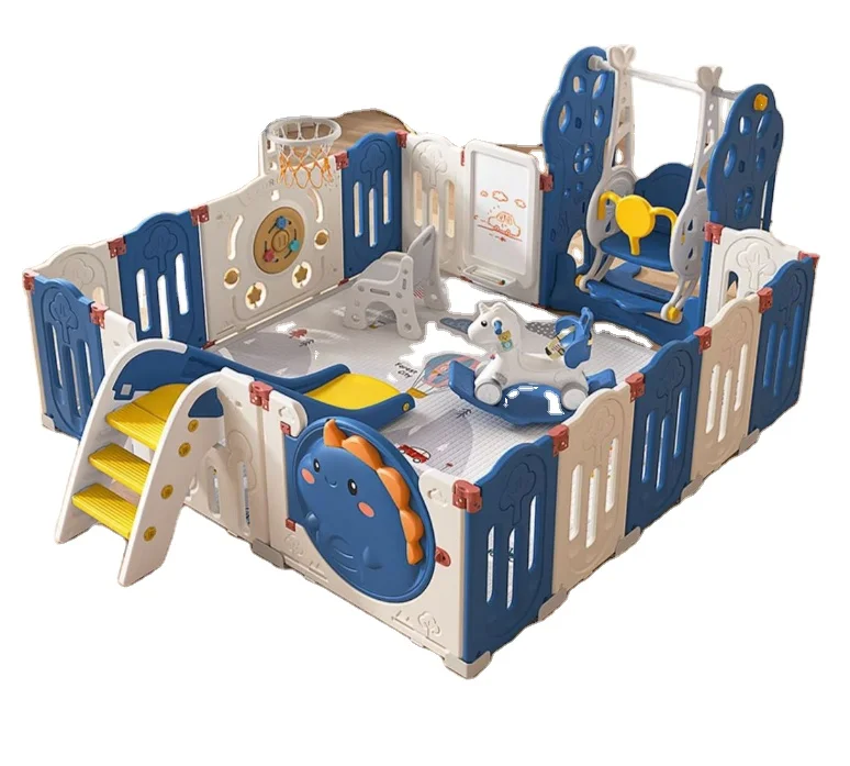 EMA Factory Good Price Indoor Foldable Individually Foldable Plastic Playpen