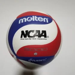 PU leather molten NCAA M5000 soft touch match volleyball ball logo can be customize size 5