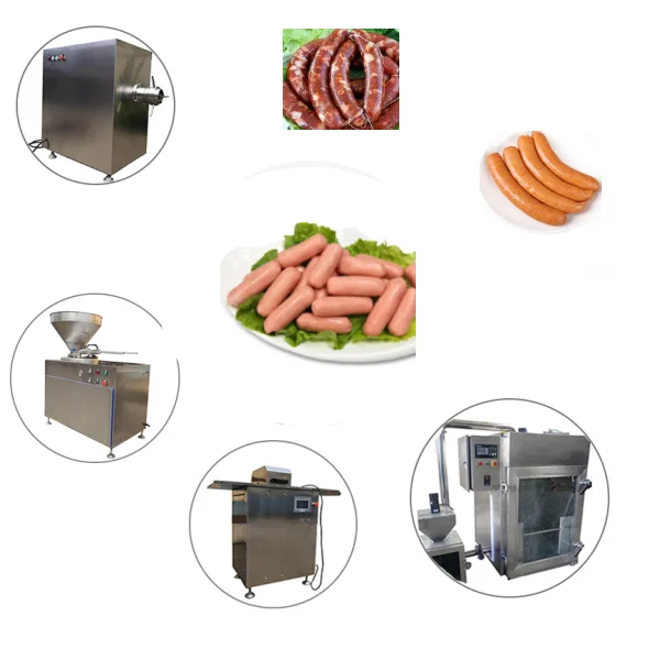 Hydraulic Sausage ham stuffer ham sausage Filler pork beef chicken Automatic sausage Making Machine