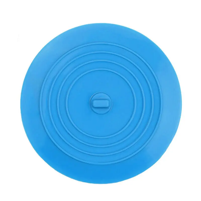 Silicone Round Drain Cover Sink Stopper Plug for Bathroom Floor Shower Covers Hair Stopper Flat Suction Cover
