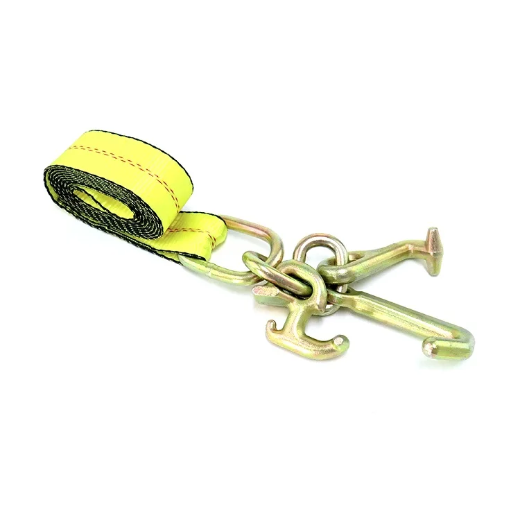 new product 2 inch 8 FT  Replaceable Strap with RT-J Cluster Hook  Tow Truck Roll Back Car Hauler tie down strap