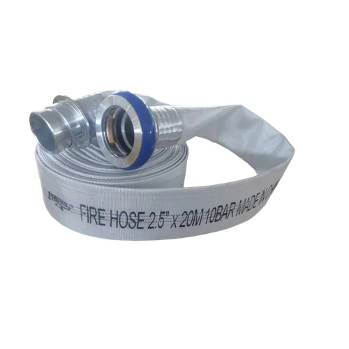 Government Bid 100% Polyester Light and Flexible Round Woven Fire Hose for Agricultural Irrigation and Fire Brigade