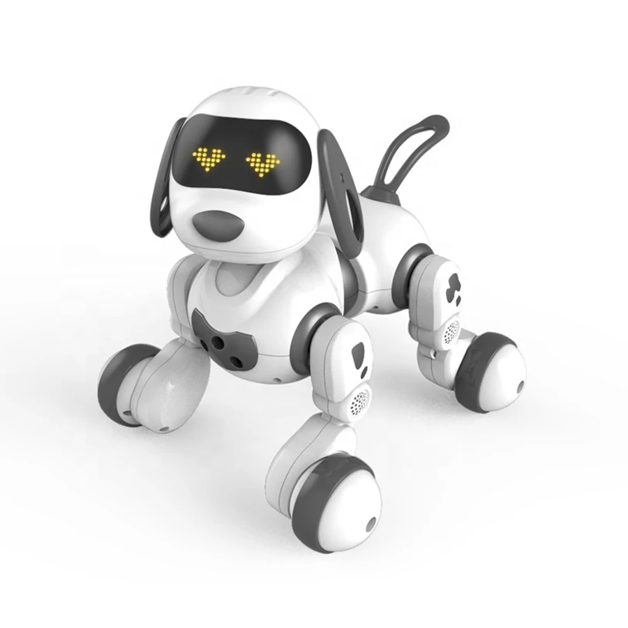 2021 New rc robot dog dancing programming smart robot dog toys stunt remote control robot dog intelligent for kids