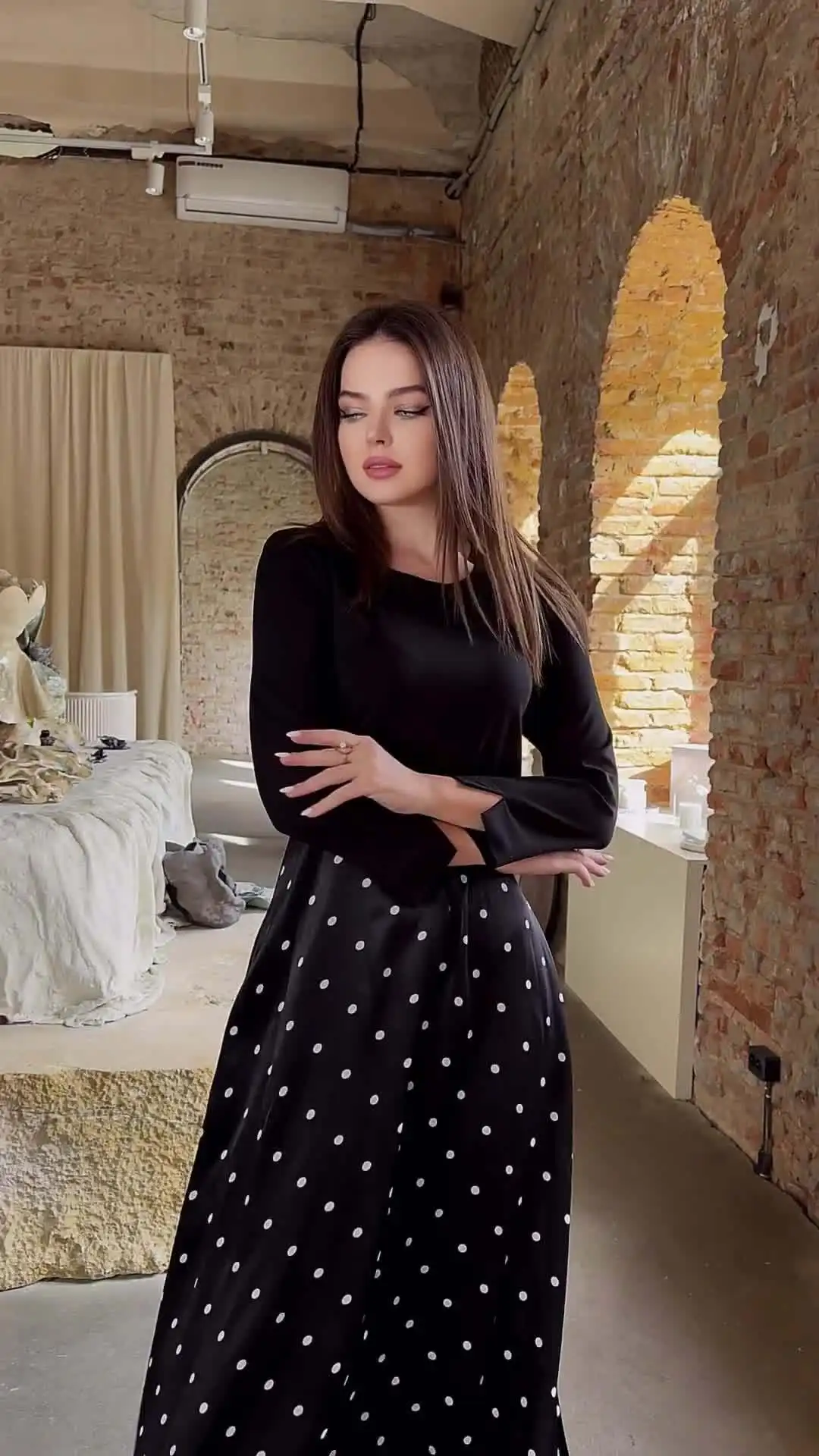 2024 Women Dress Female Fashion Long Sleeve Floral Print Long Maxi Dress Ladies Casual Ankle-length Vestido