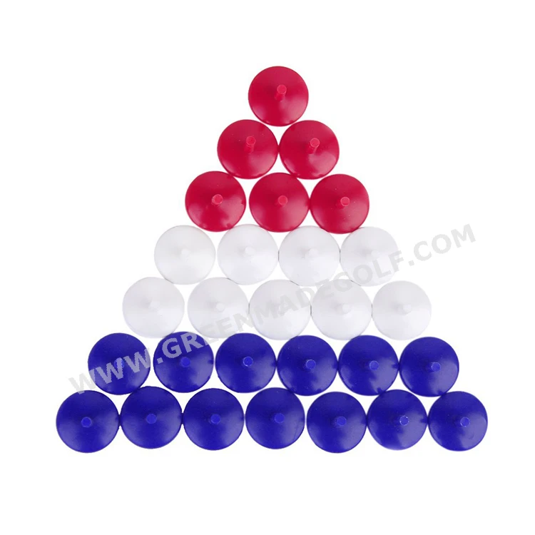 Different color bulk Plastic Golf club id markers uni paint ball markers