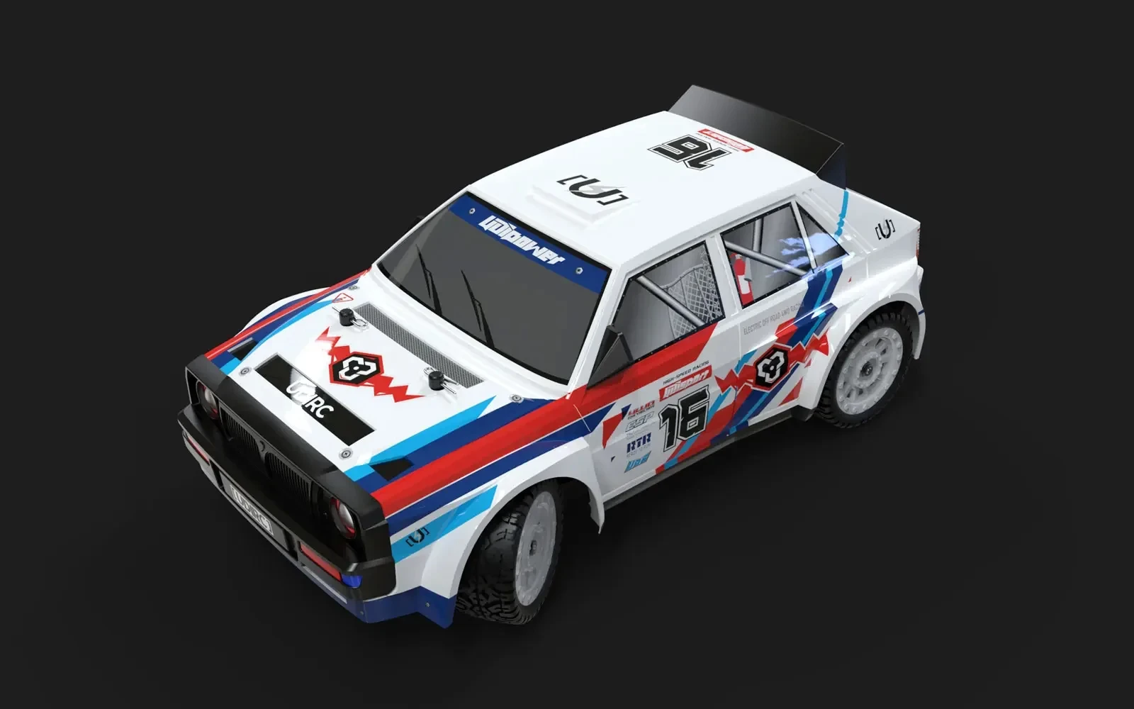 Remote Control High Speed Drift Truck Vehicle RC Muscle Sport Car 1:10 30km/h 380 Brushed Motor ESP SJY-UD1603 1/16 4WD 4CH