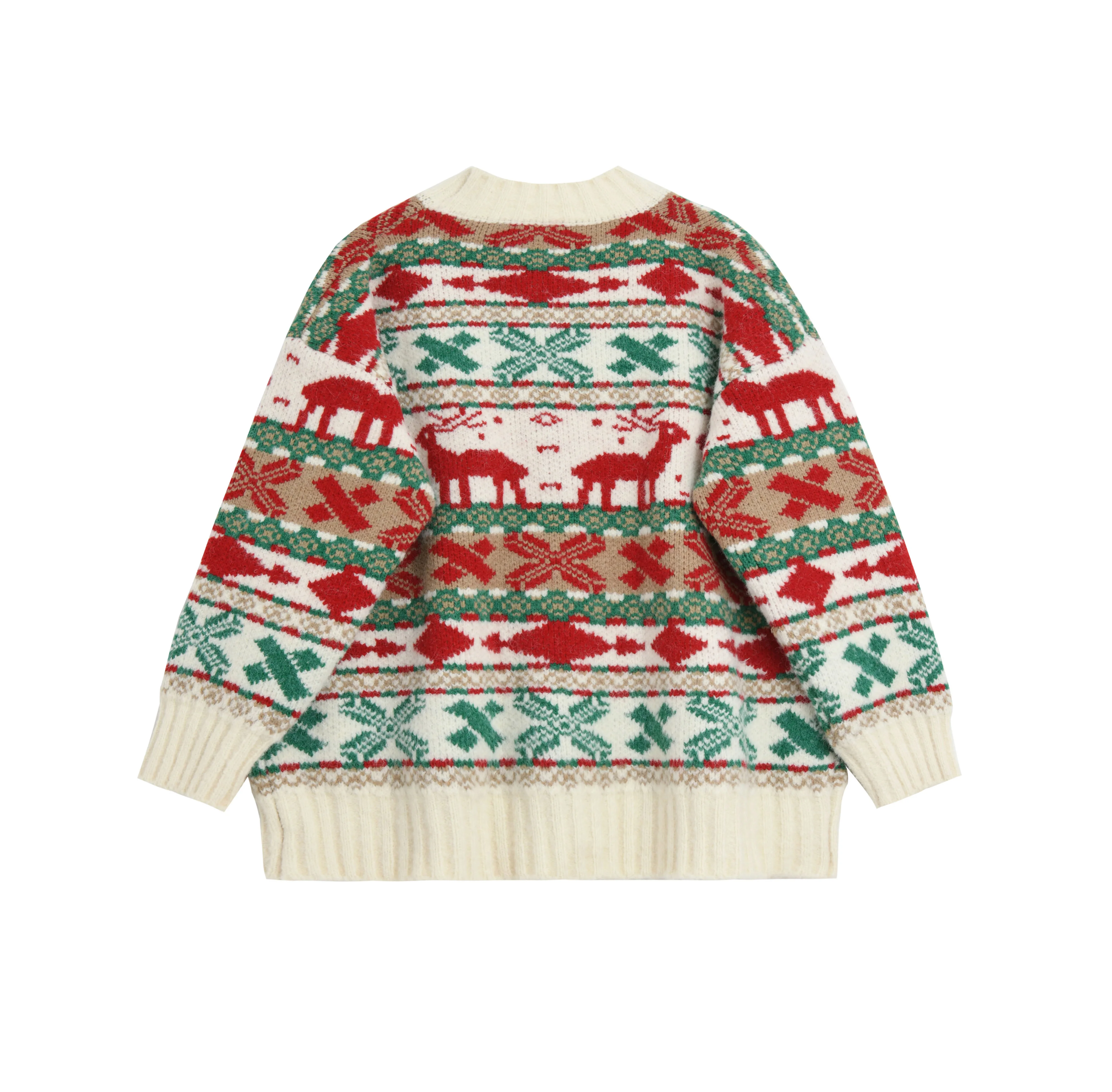 Женский Уродливый Рождественский свитер, зимний винтажный клетчатый утепленный кашемировый свитер, женский шерстяной свитер, дизайн для дам