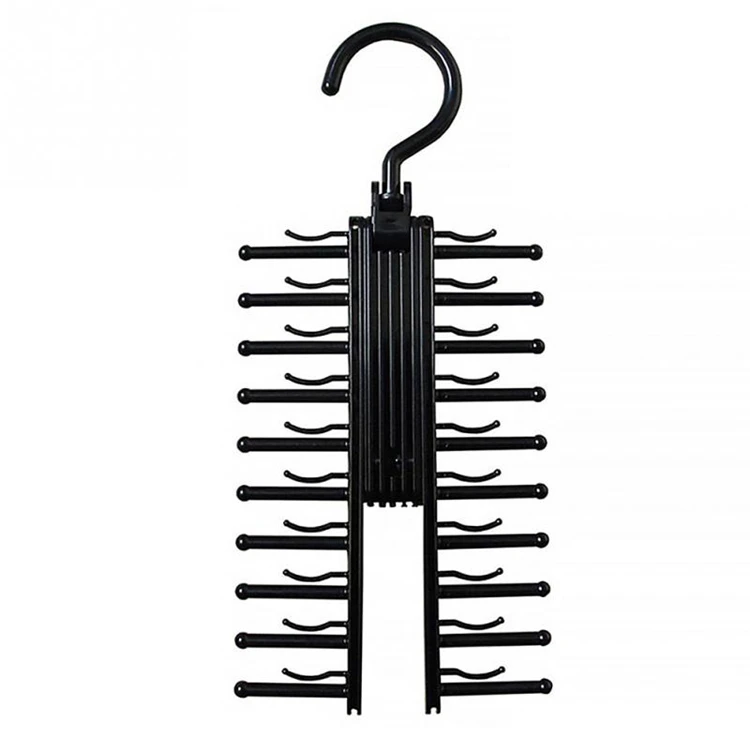 Творческий Галстук Вешалка вешалка для ремней с галстуком-бабочкой для одежды галстук вешалка для хранения вращающийся Крытый 20 рядов домашнего хранения вешалка для одежды