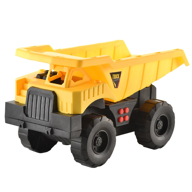 
Friction vehicle set electric music light crane vacuum truck toy Inertial Dump dump dump truck 