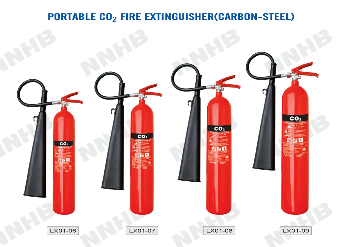 9KG Carbon-Steel CO2 Fire Extinguisher Durable Fire Safety Equipment