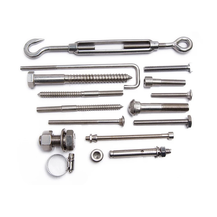 Professional Fasteners Production and Sales Customizable All Size Material Bolts Carbon Steel / Stainless Steel Bolt