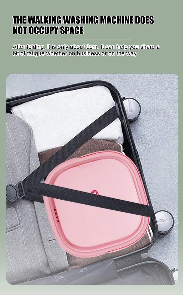 High Durability Quality Guaranteed Foldable Mini Foldable Portable The Washing Machine With Spin