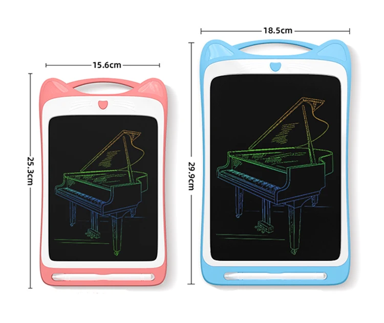 Toy For 3 4 5 6 7 Year Old Girls Toddler Electronic 12 Inch Drawing Doodle Board Cat LCD Kids Writing Tablet