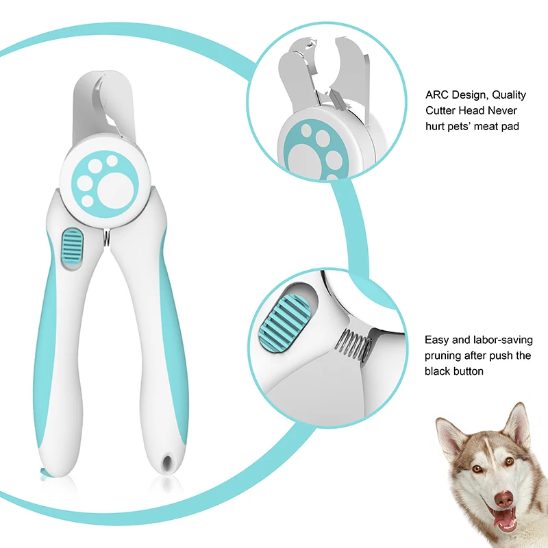 UFBemo Humanized Design with Function Convenient and Practical Blue cutting nail dog scissors