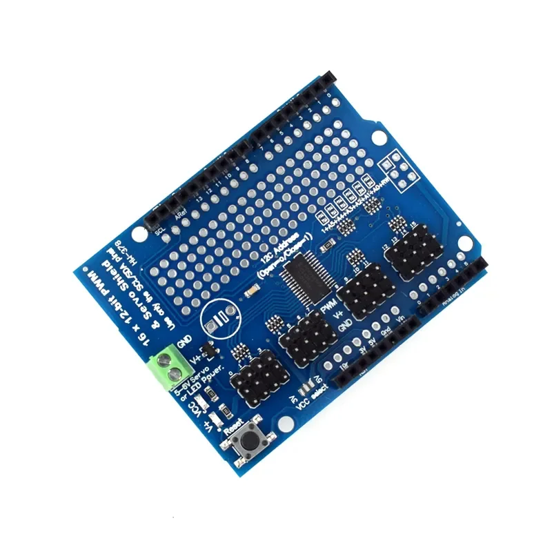 Модуль сервопривода щит 16-канальный 12-битный PWM I2C Interfa- PCA9685