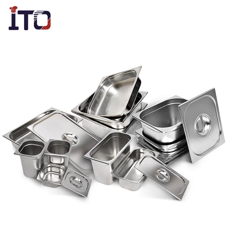 Гастроемкий пищевой контейнер GN из нержавеющей стали для отеля кухни и