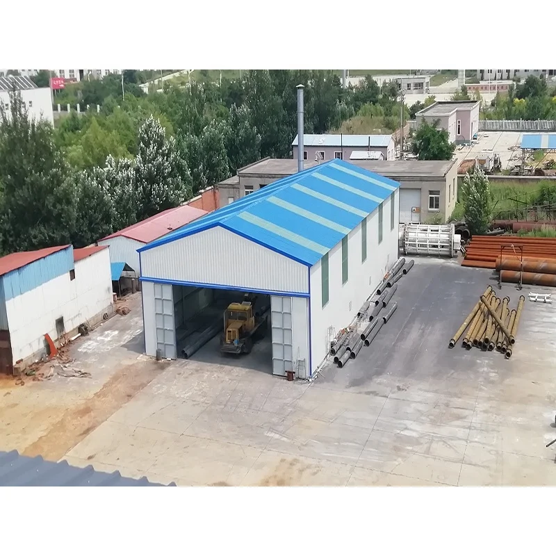 Китайский завод промышленный сборный цех стальной ангарный склад