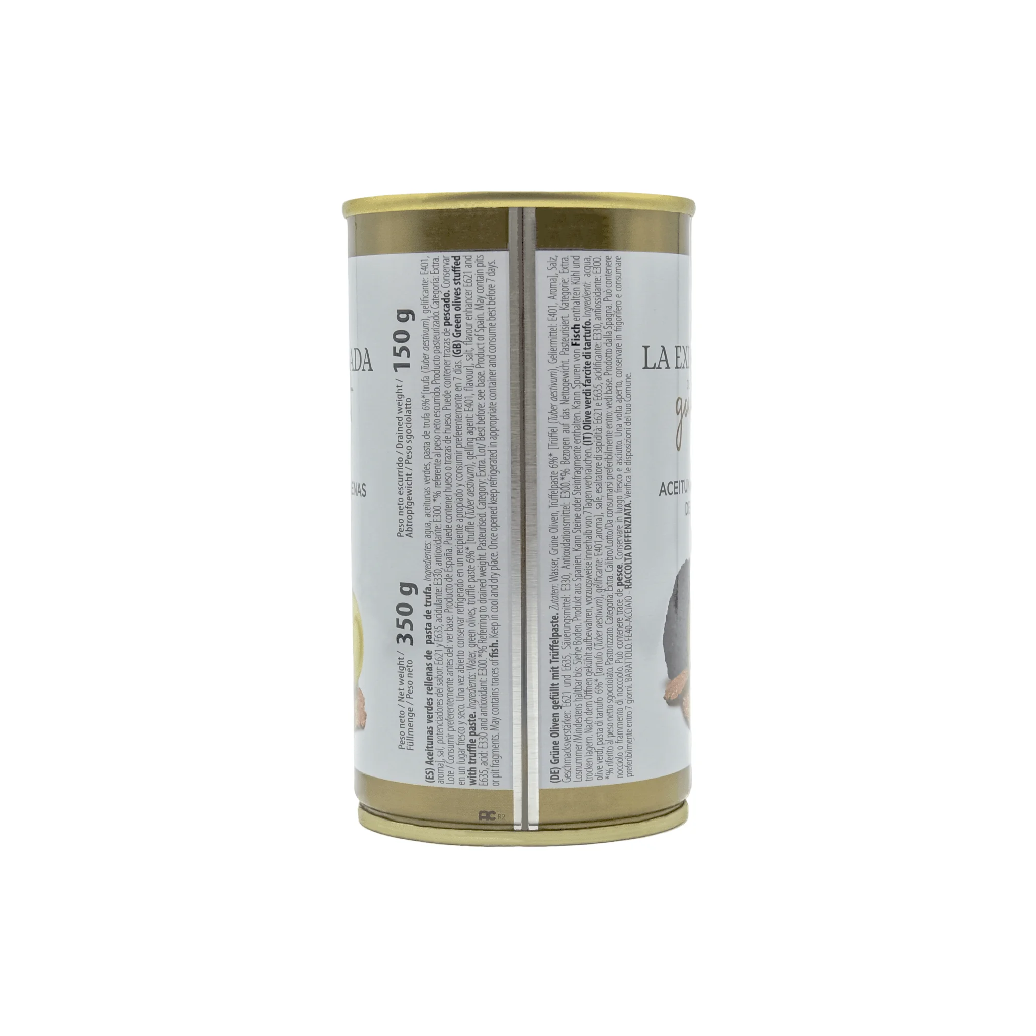 Best Selling Excellent Taste Net Weight 350 Gr Truffle Stuffed Manzanilla Green Olives For Restaurant