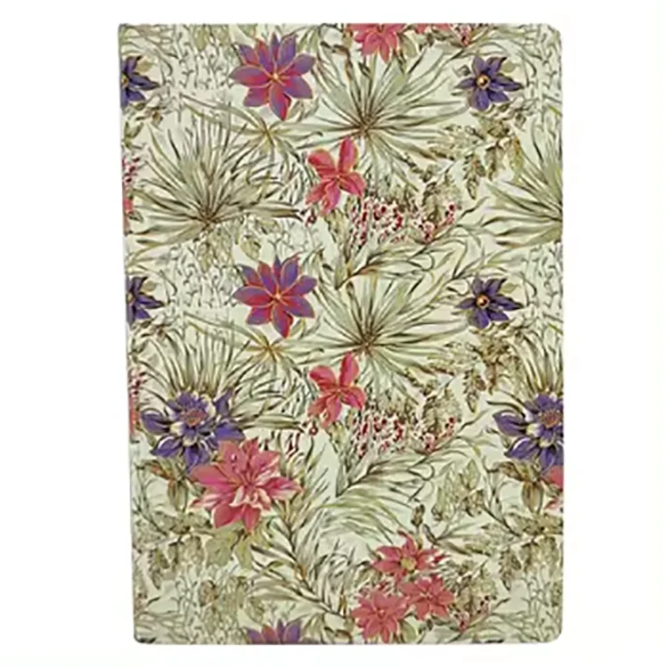 Custom Wholesale Floral Sublimation A4 A5 Hard Cover School Paper Lined Journal Notebook