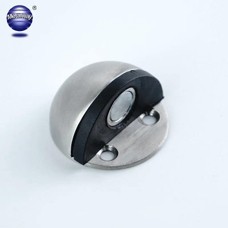 Hot selling in Europe and America wooden door stop Stainless Steel slide door stopper