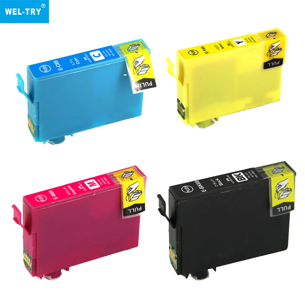 WEL-TRY IC69 IC4CL69 IC4CL69L ICBK69L ICBK69 ICC69 ICM69 Premium Compatible Color Inkjet Ink Cartridge for Epson PX-405A Printer