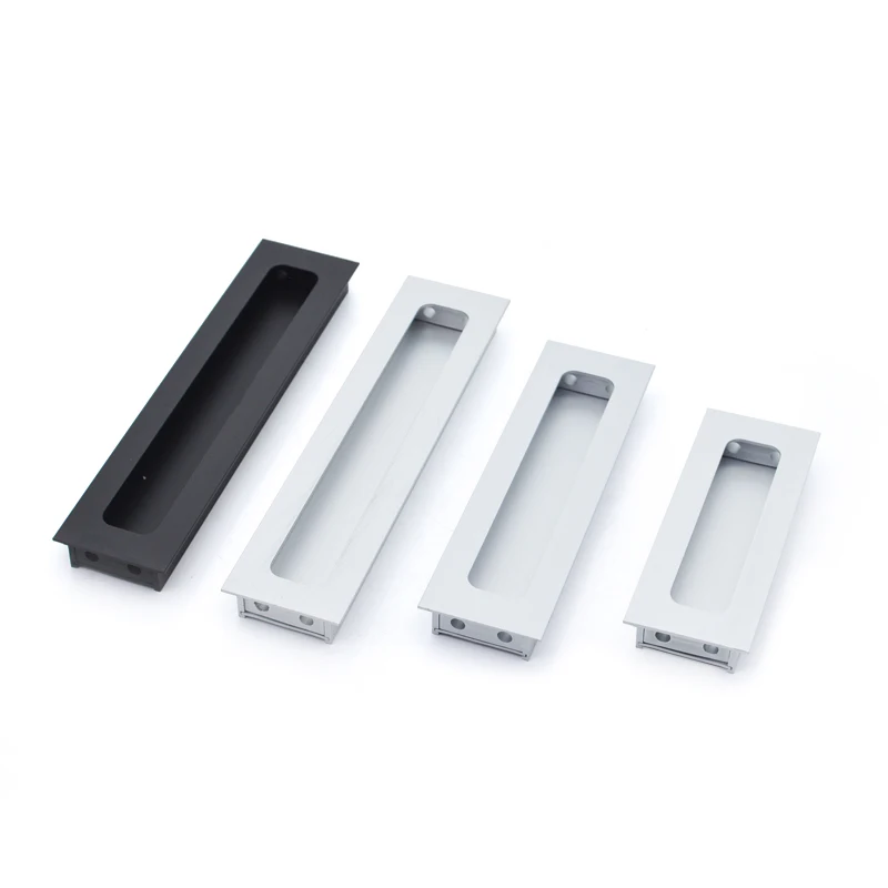 Aluminum alloy cabinet handle modern style concealed drawer handle