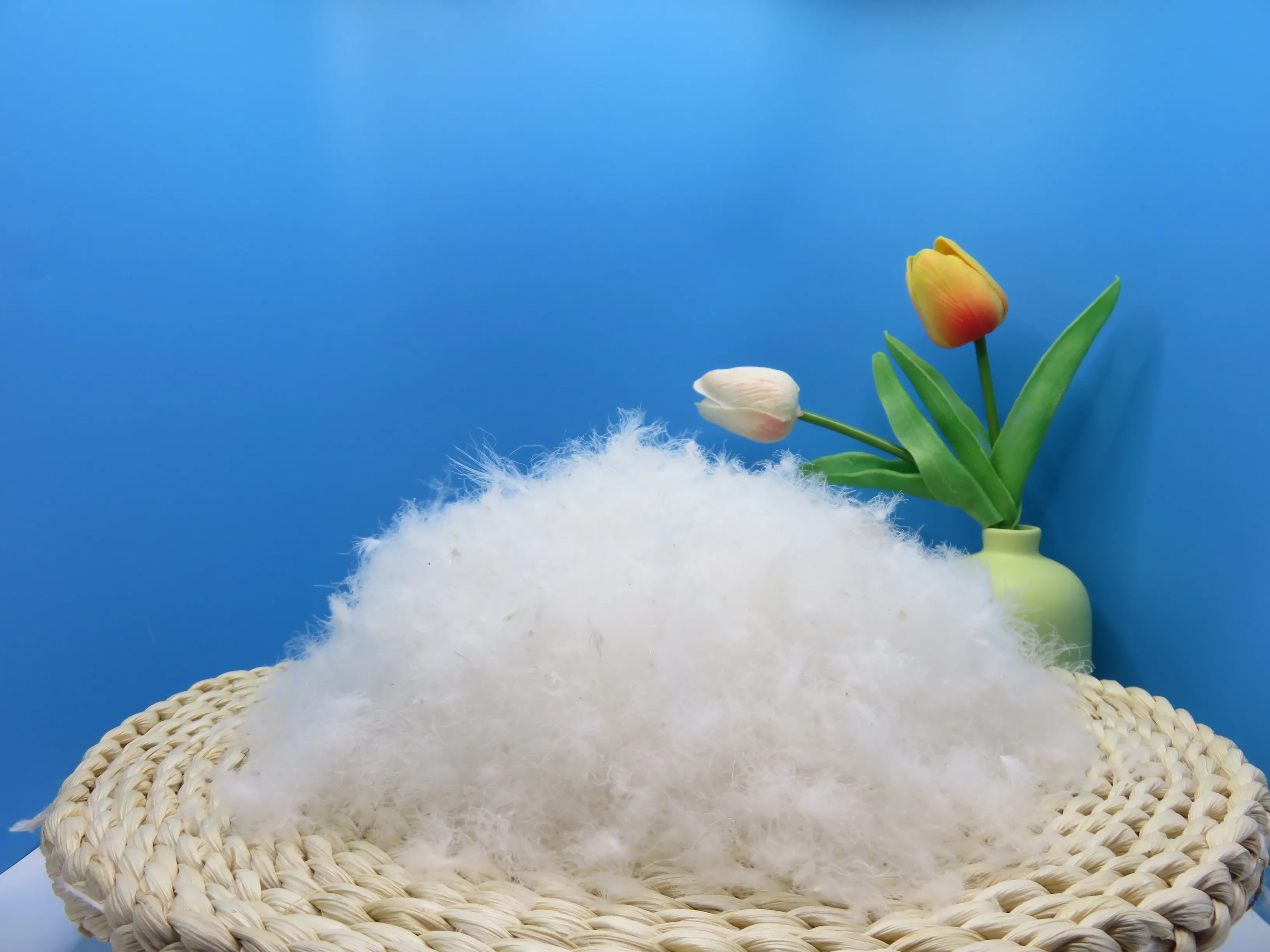 70% White Goose Down Feather Washed Pattern Product