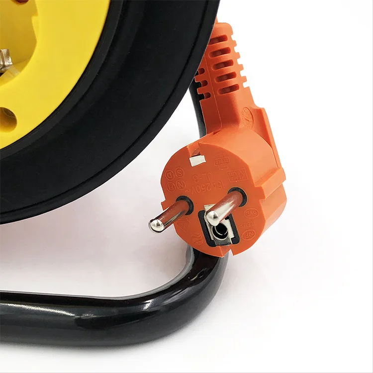 Европейский стандарт 220 В 16 А Удлинительный шнур переменного тока для улицы и помещений кабельная катушка розетка питания