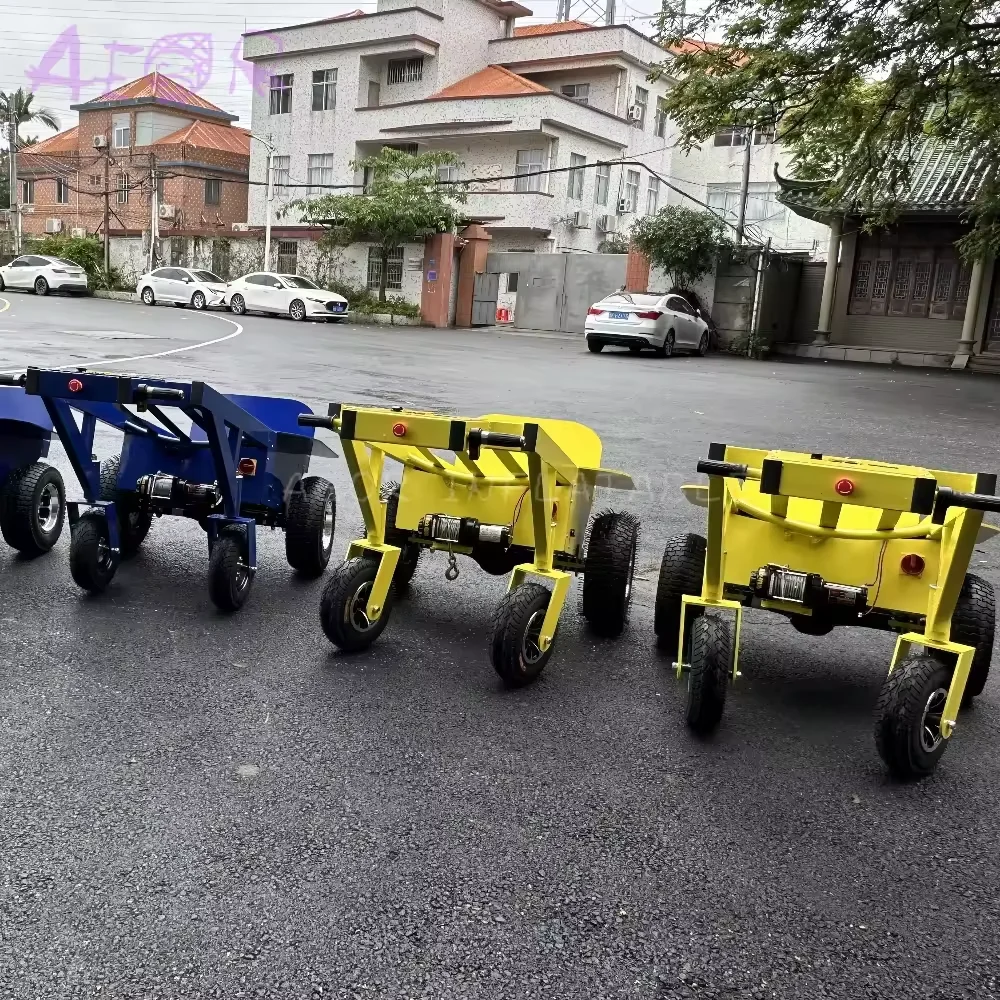 Heavy Electric Stair Climbing Trolley Hand Truck Portable Stair Climbing Folding Cart For Sale