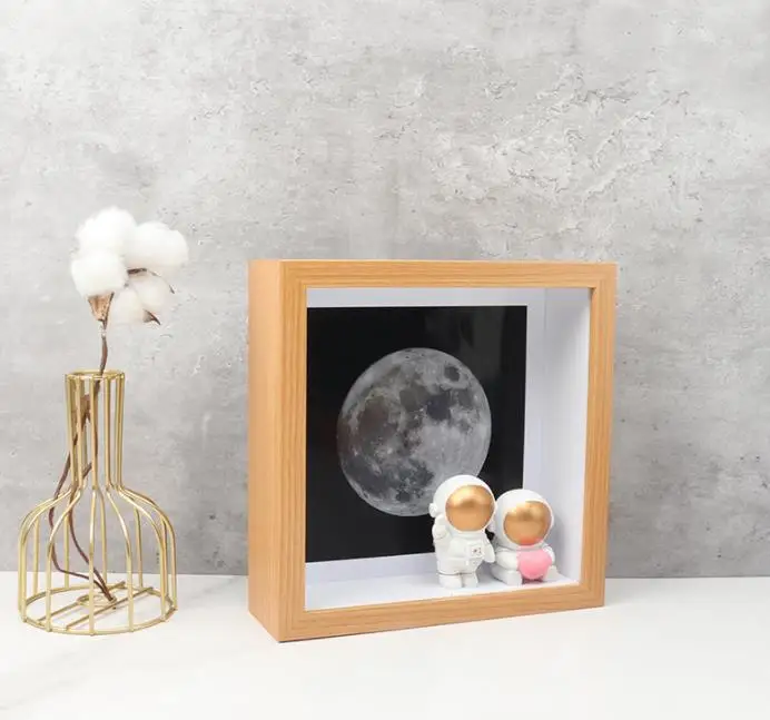 Dongjin 3D Frame Box Specimen Wood Frame Flower Shadow Box Frame for Home Decoration Gift